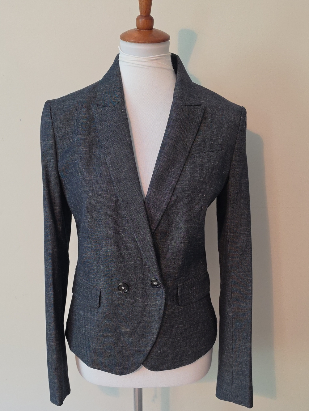 Ann Taylor Loft Brand New Dark Gray Blazer Jacket